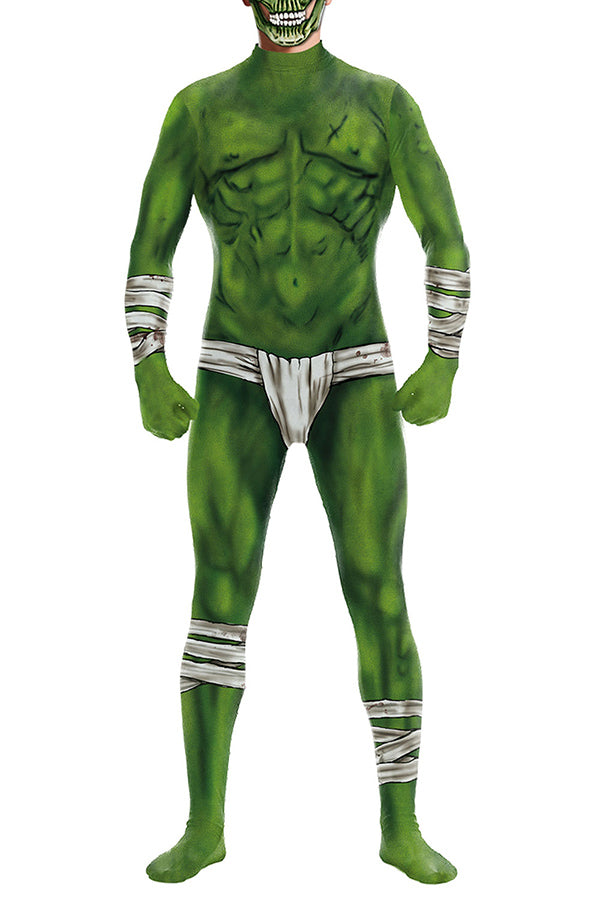 Halloween Hulk Muscle Jumpsuit Costume For Men