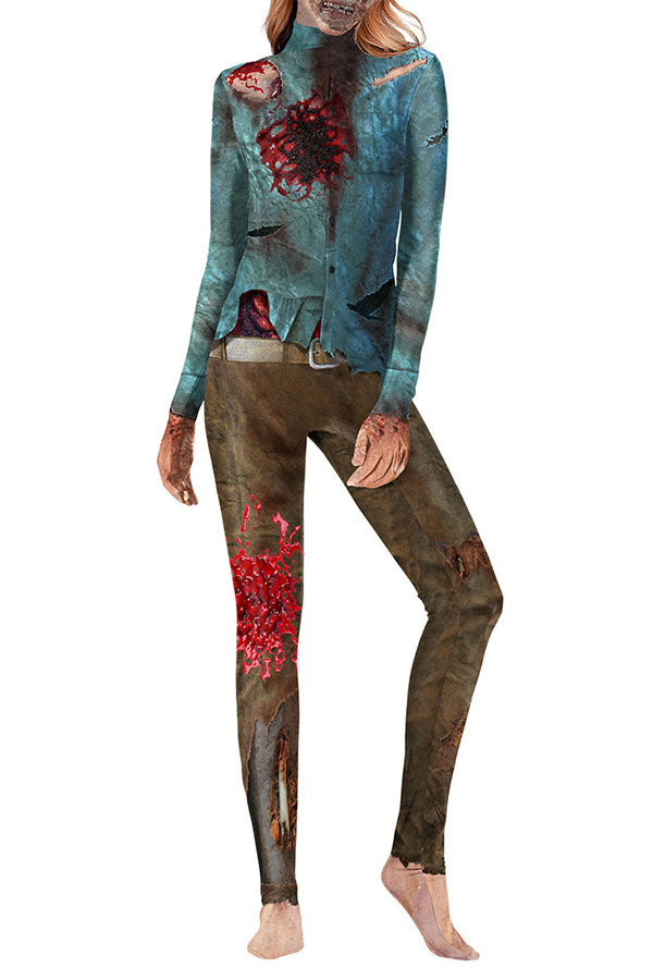Bloody Zombie Bodysuit Halloween Costume