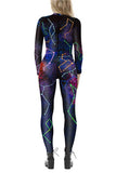 Galaxy Constellation Halloween Jumpsuit Halloween Costume Dark Purple