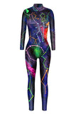 Galaxy Constellation Halloween Jumpsuit Halloween Costume Dark Purple