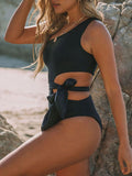 Womens One Shoulder Swimsuits Tummy Control Cutout Monokini