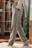 Women's Comfy Casual Pajama Pants With Pocket Grey
