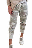 Women's Jogger Long Pants Drawstring Camouflage Pants
