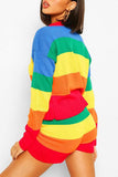 Button Front Top High Waisted Shorts Colorful Tracksuit Tangerine