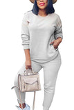 Women's 2 Piece Outfit Crewneck Pullover Tops Long Pants