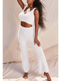 Womens Sexy 3 Piece Outfits Fuzzy Cardigan Crop Top Long Pants Set Loungewear