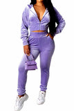 Women's 2 Piece Outfits Zip Up Hoodie Sweatsuit