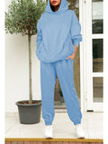 Women's 2 Piece Sweatsuits Outfits Oversized Hoodie Jogger Sweatpants