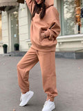 Ensemble de 2 pantalons de survêtement à capuche Jogger