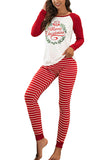 Merry Christmas Pajama Set Watermelon Red