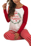 Merry Christmas Pajama Set Watermelon Red