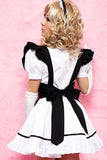 Black And White Cute Girls Maid Halloween Costume