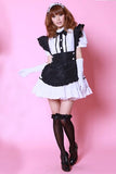 Black And White Cute Girls Maid Halloween Costume