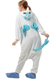 Womens Hooded Unicorn Pajamas Onesies Animal Costume Blue