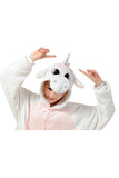 Womens Adult Hooded Onesies Unicorn Pajamas Costume Pink