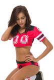 Soccer Football Baby France Cheerleading Uniforms Red