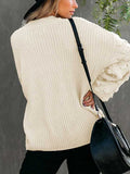 Women's Oversized Knitted Turtleneck Sweaters Christmas Ugly Long Sweater