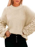 Women's Oversized Knitted Turtleneck Sweaters Christmas Ugly Long Sweater