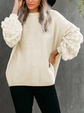 Women's Oversized Knitted Turtleneck Sweaters Christmas Ugly Long Sweater