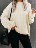 Women's Oversized Knitted Turtleneck Sweaters Christmas Ugly Long Sweater