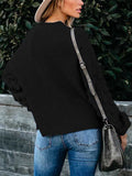 Women's Oversized Knitted Turtleneck Sweaters Christmas Ugly Long Sweater