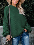 Women's Oversized Knitted Turtleneck Sweaters Christmas Ugly Long Sweater