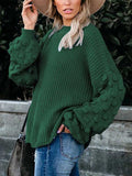 Women's Oversized Knitted Turtleneck Sweaters Christmas Ugly Long Sweater