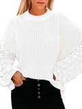 Women's Oversized Knitted Turtleneck Sweaters Christmas Ugly Long Sweater
