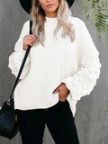 Women's Oversized Knitted Turtleneck Sweaters Christmas Ugly Long Sweater