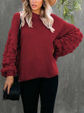 Women's Oversized Knitted Turtleneck Sweaters Christmas Ugly Long Sweater