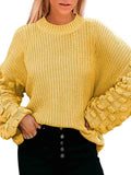 Women's Oversized Knitted Turtleneck Sweaters Christmas Ugly Long Sweater