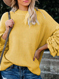 Women's Oversized Knitted Turtleneck Sweaters Christmas Ugly Long Sweater
