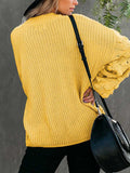 Women's Oversized Knitted Turtleneck Sweaters Christmas Ugly Long Sweater
