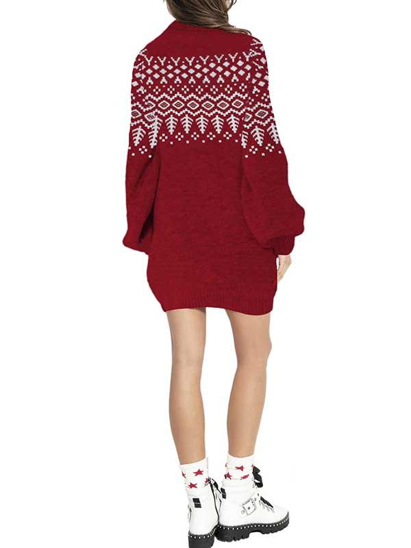 Women's Ugly Christmas Sweaters Dress Cute Oversized Dress PinkQueenShop Women's Ugly Christmas Sweaters Dress Cute Oversized Dress PinkQueenShop
