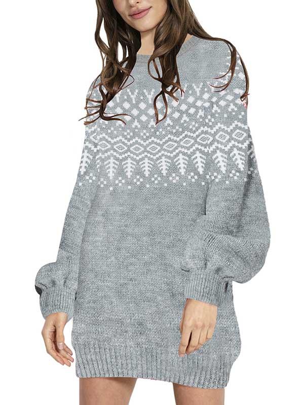 Women's Ugly Christmas Sweaters Dress Cute Oversized Dress – PinkQueenShop