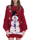 Women's Ugly Christmas Sweaters Dress Cute Oversized Dress