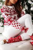 Funny Womens Ugly Christmas Sweater Beige White