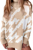 Women's Turtleneck Sweater Long Sleeve Jumper