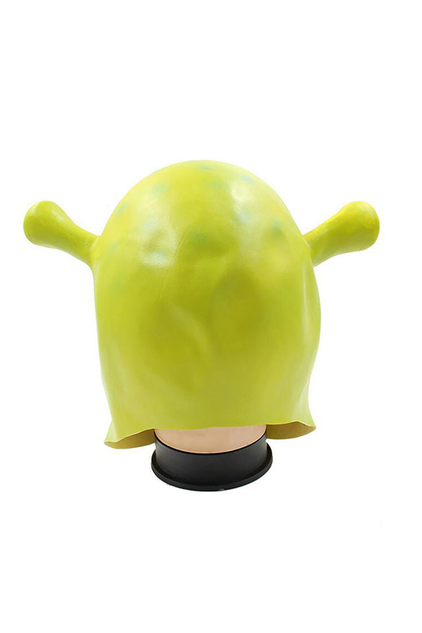 Funny Adult Shrek Green Monster Latex Headgear For Halloween Cosplay Party