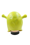 Funny Adult Shrek Green Monster Latex Headgear For Halloween Cosplay Party