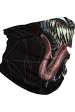 Cache-Cou Coupe-Vent Anti Poussière Venom Print Olive