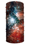 Cache-cou moto unisexe Galaxy Print Crimson