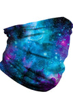 Cache-Cou Unisexe Galaxy Print Outdoor Turquoise