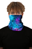 Cache-Cou Unisexe Galaxy Print Outdoor Turquoise
