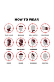 Unisex Print Windproof Outdoor Neck Gaiter For Dust Protection