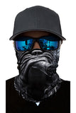 Outdoor Sports Dog With Cigar Print Tube Scarf Neck Gaiter