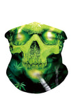 Unisex Skull Print Outdoor Neck Gaiter For Outdoor