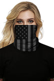 Cache-cou à imprimé drapeau coupe-vent pour la protection contre la poussière