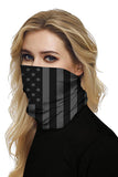 Cache-cou à imprimé drapeau coupe-vent pour la protection contre la poussière