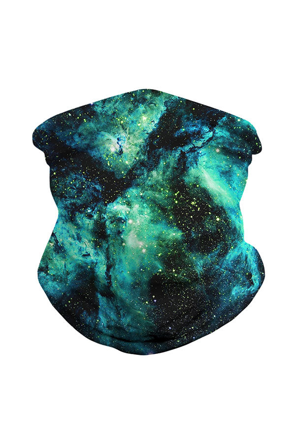 Unisex Galaxy Print Windproof Motorcycle Neck Gaiter For Outdoor